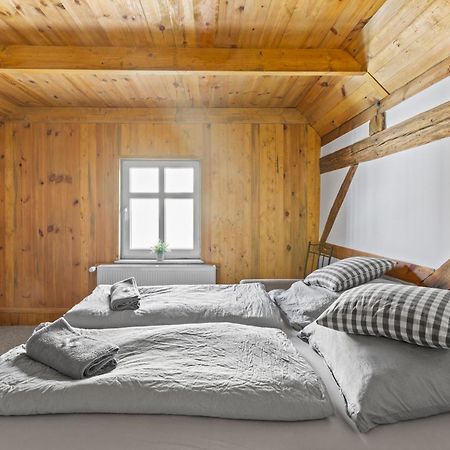 Sabina Mounteurwohnung Dachboden I 55 Zoll Tv I Schlafcouch Mit 20Cm Matraze 2 Weitere Schlafplaetze I Kueche I Bad 特雷宾 外观 照片